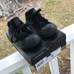 CONVERSE ALL BLACK INFANT